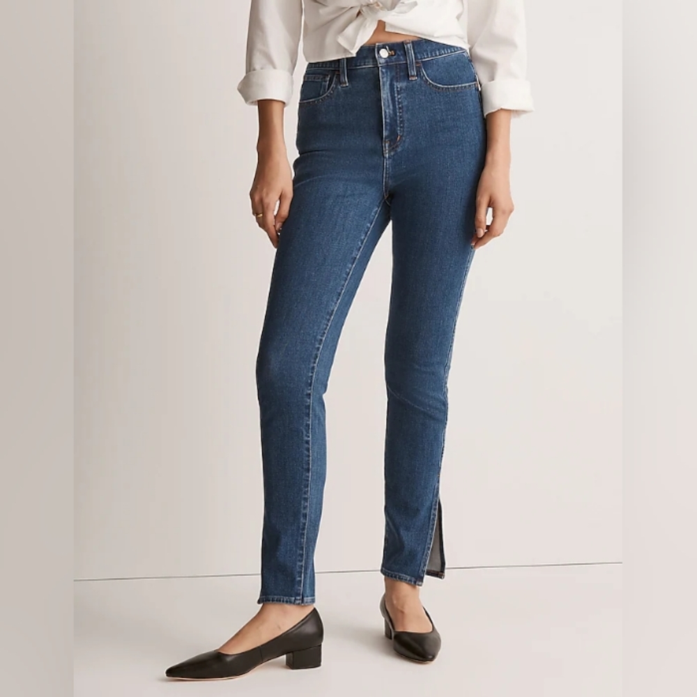 Madewell 11' roadtripper jean split hem